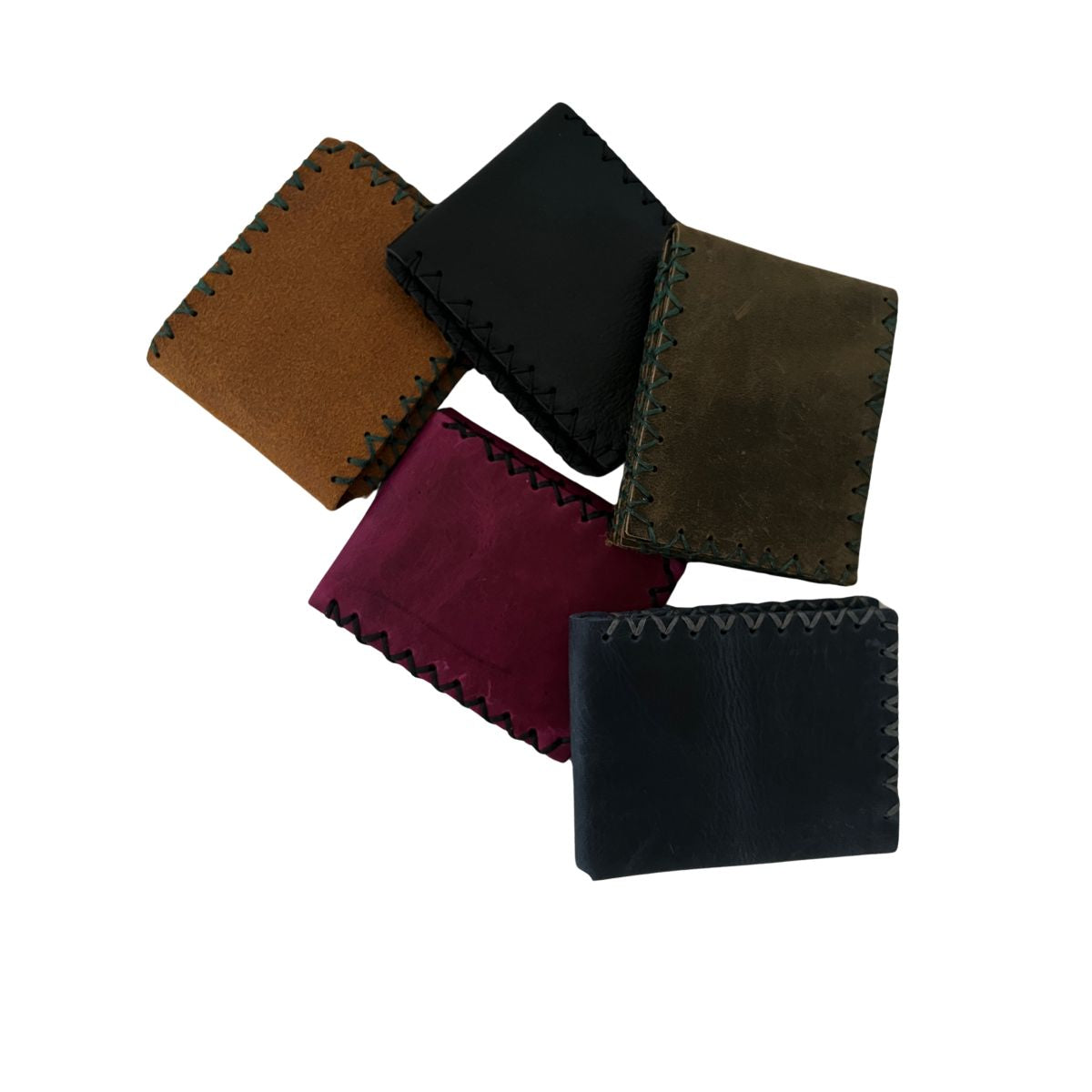 Leather Wallet With 3 Pockets