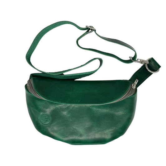 Leather Fanny Pack - Green