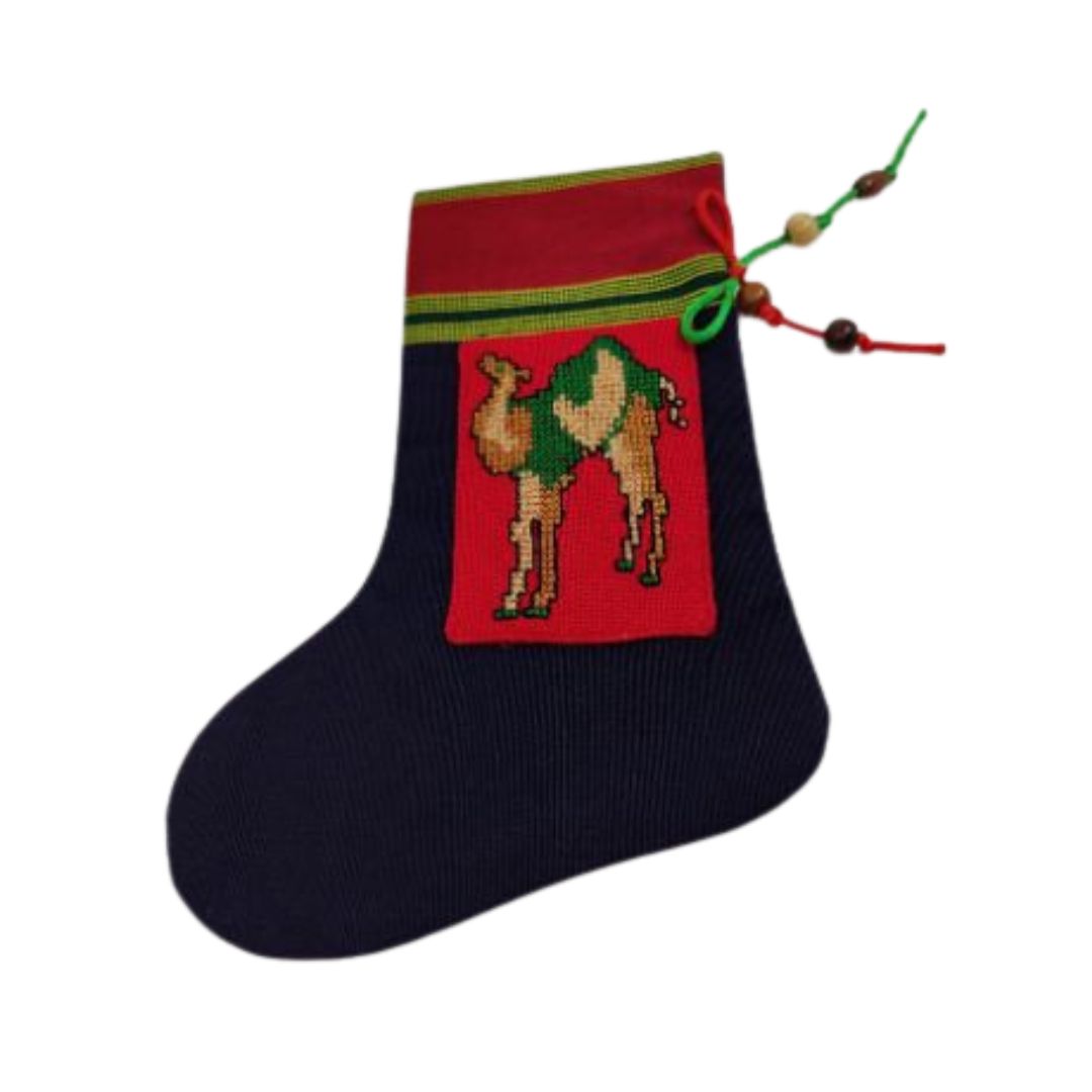 Embroidered Christmas Stocking from Gaza