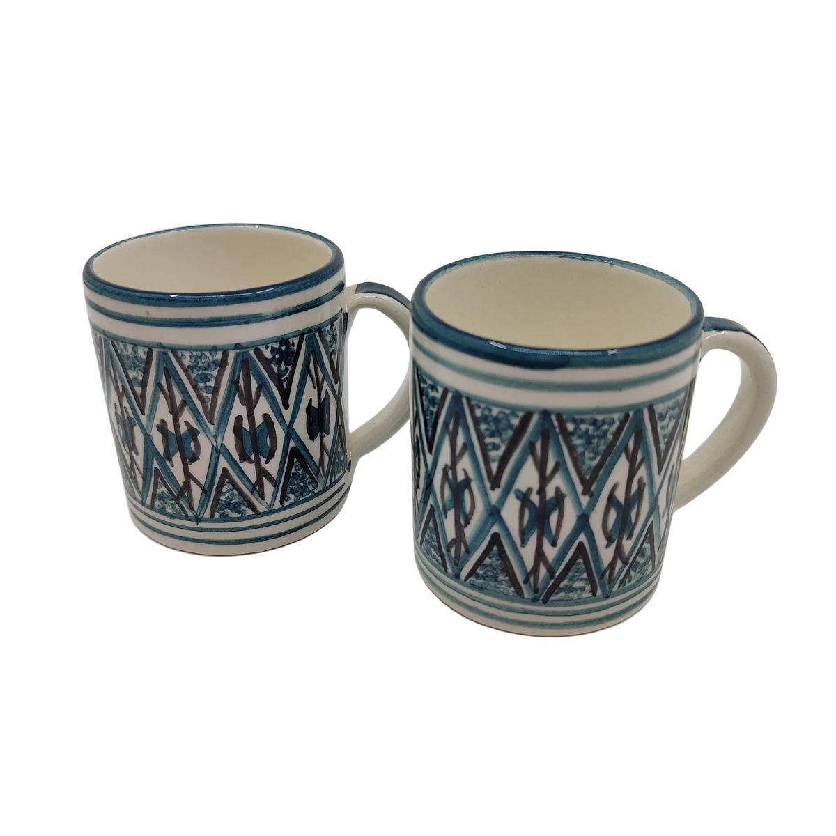 Ceramic Cups: Set of 2 Cups