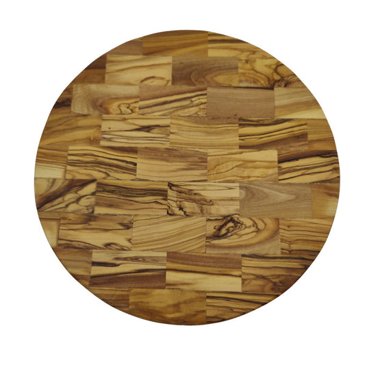 Round Olive Wood Cutting Board