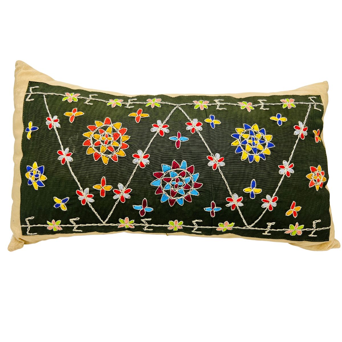 Embroidered Pillow Cover from Gaza