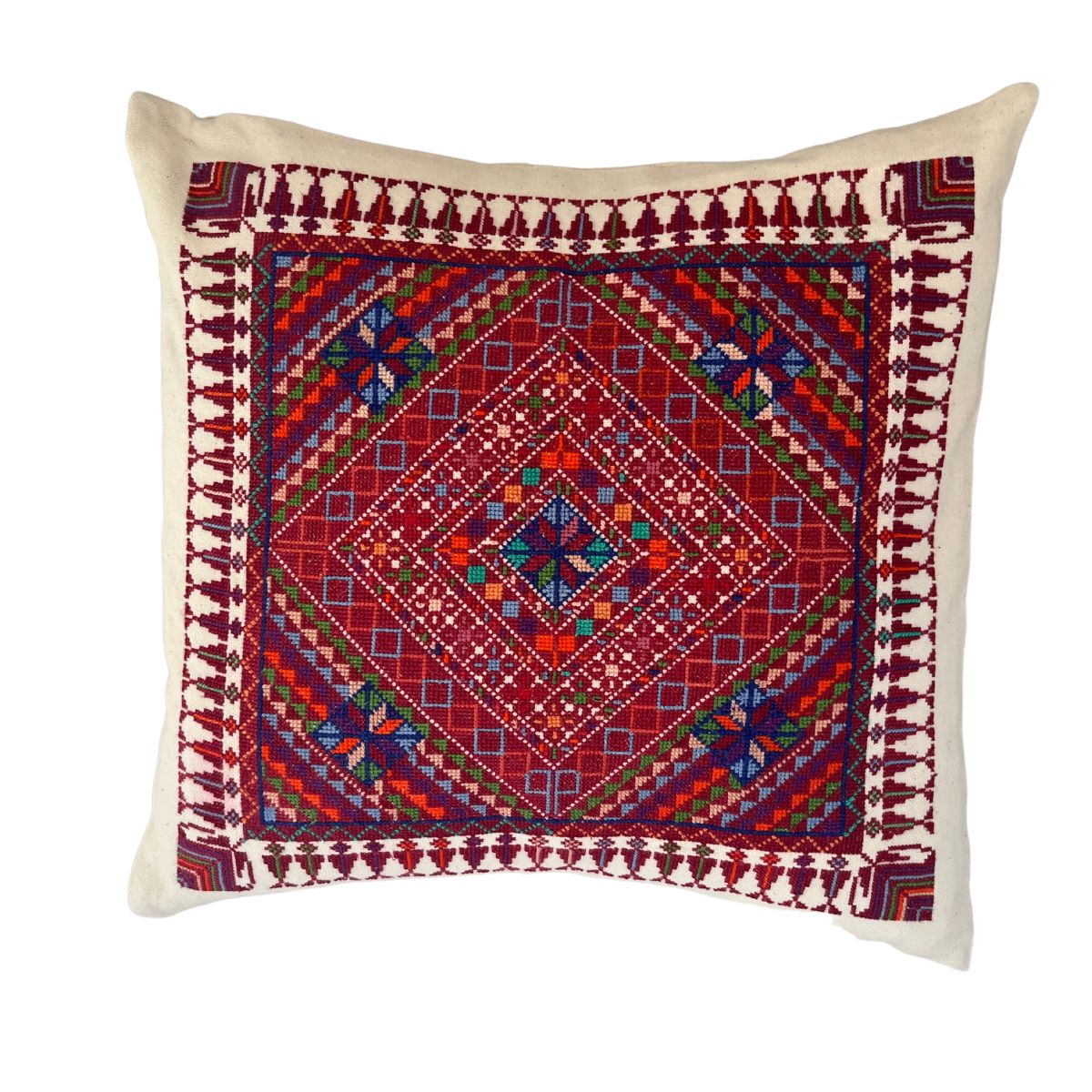 Embroidered Pillow from Gaza