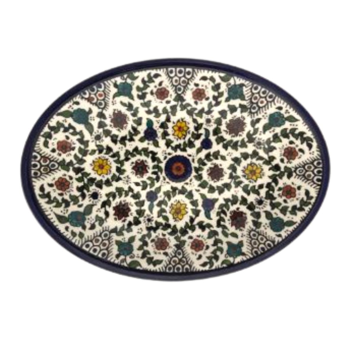 Ceramic Oval Serving  Platter  (11.5 inches)