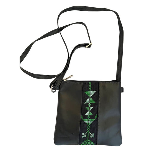 Leather Bag with Embroidery